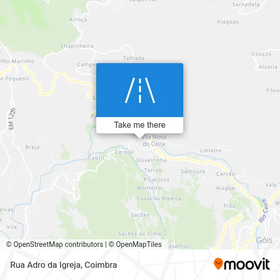 Rua Adro da Igreja map