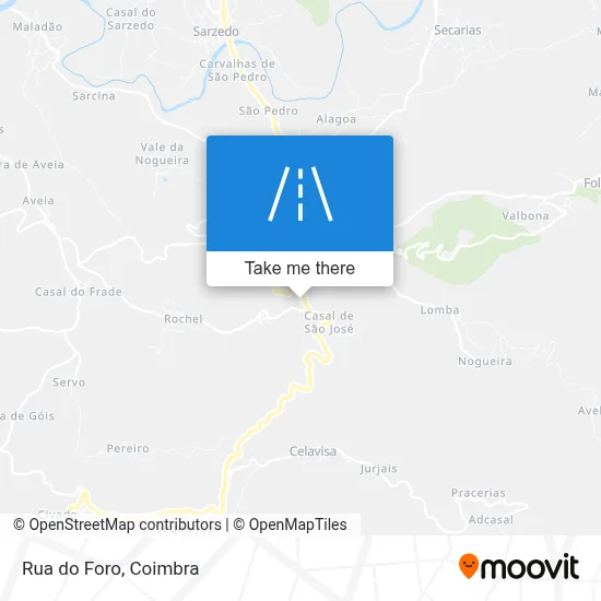 Rua do Foro map