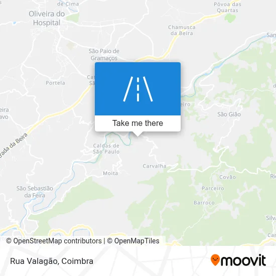 Rua Valagão map