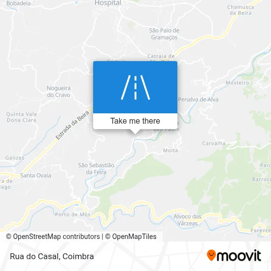 Rua do Casal map