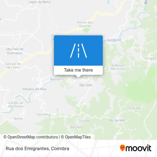 Rua dos Emigrantes map