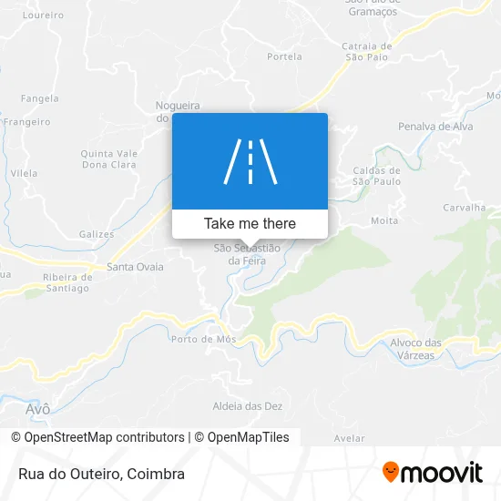 Rua do Outeiro map