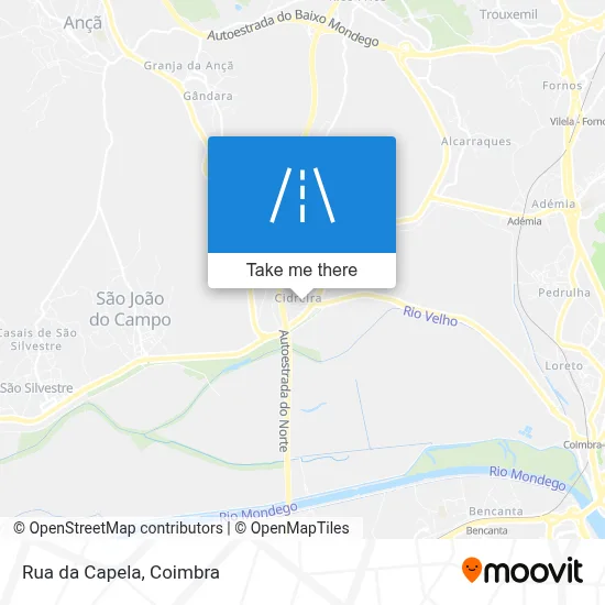Rua da Capela map