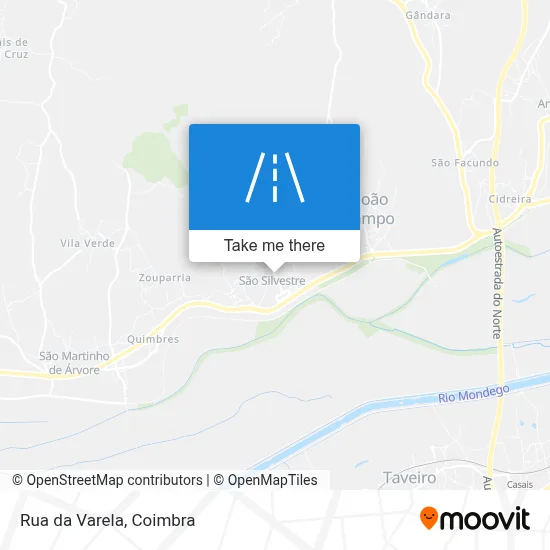 Rua da Varela map