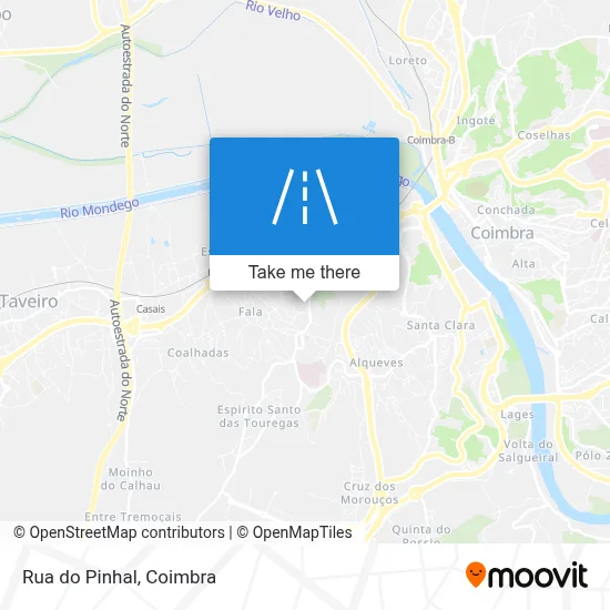 Rua do Pinhal map