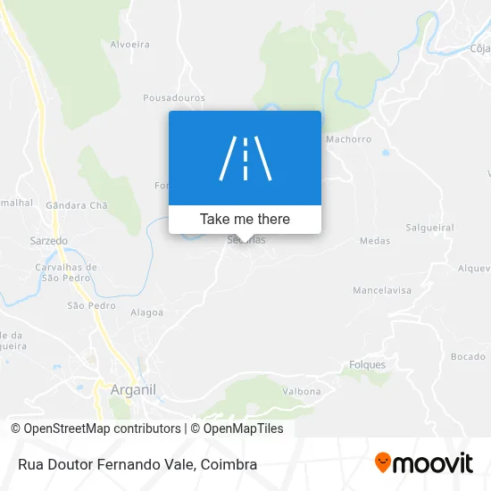 Rua Doutor Fernando Vale map