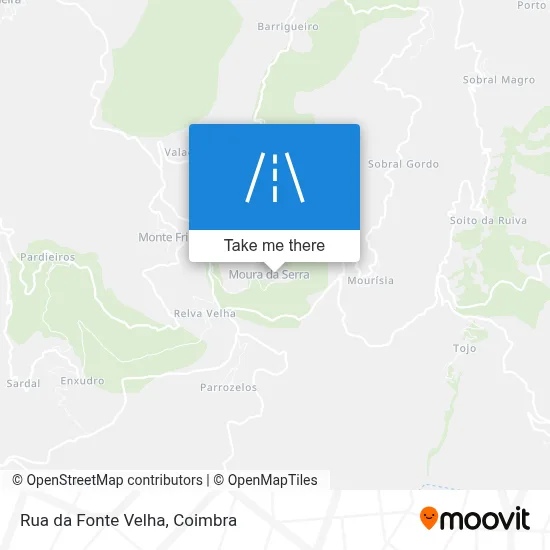 Rua da Fonte Velha map