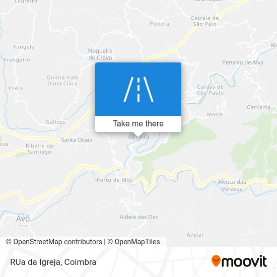 RUa da Igreja map