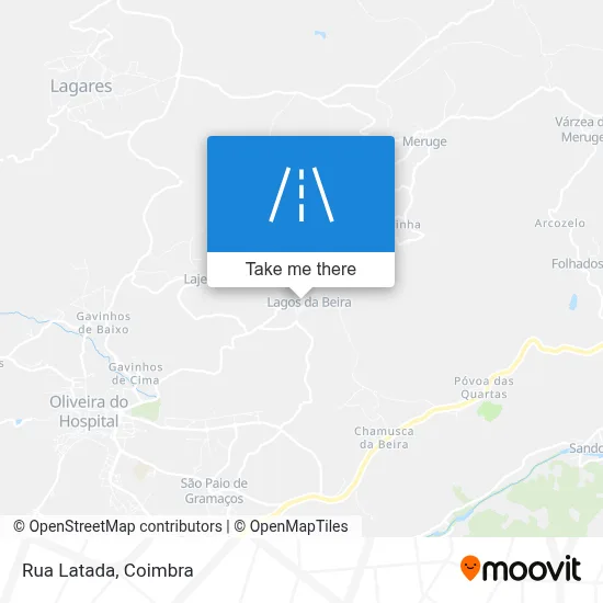 Rua Latada map