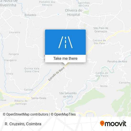 R. Cruzeiro map