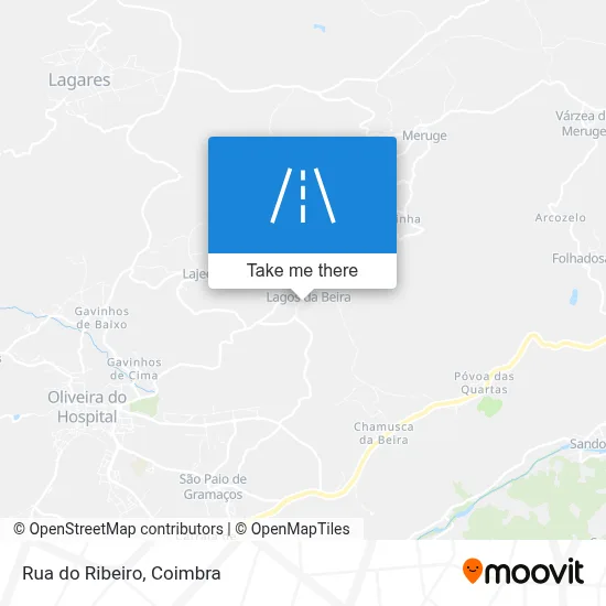 Rua do Ribeiro map