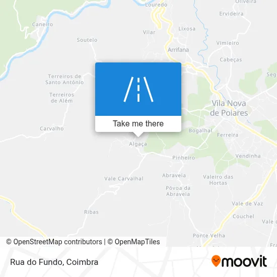 Rua do Fundo map