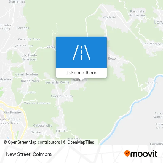 Rua Nova map