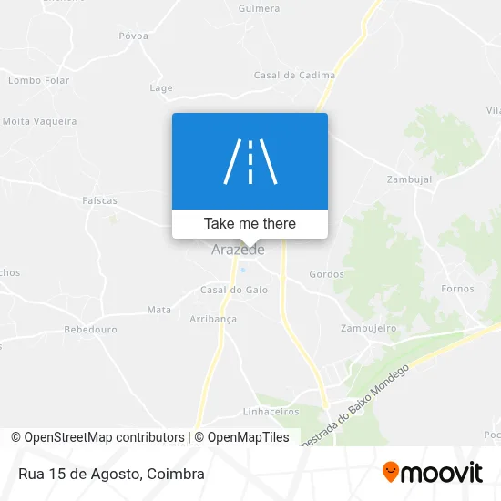 Rua 15 de Agosto map