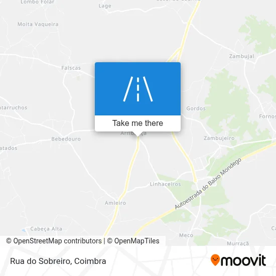 Rua do Sobreiro map
