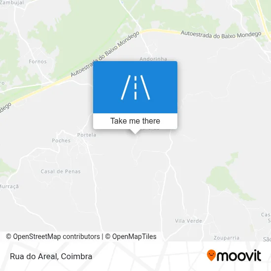 Rua do Areal map
