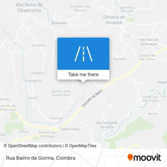 Rua Bairro da Gorma map