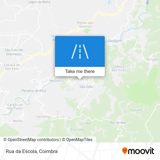 Rua da Escola map