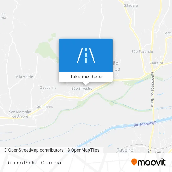 Rua do Pinhal map