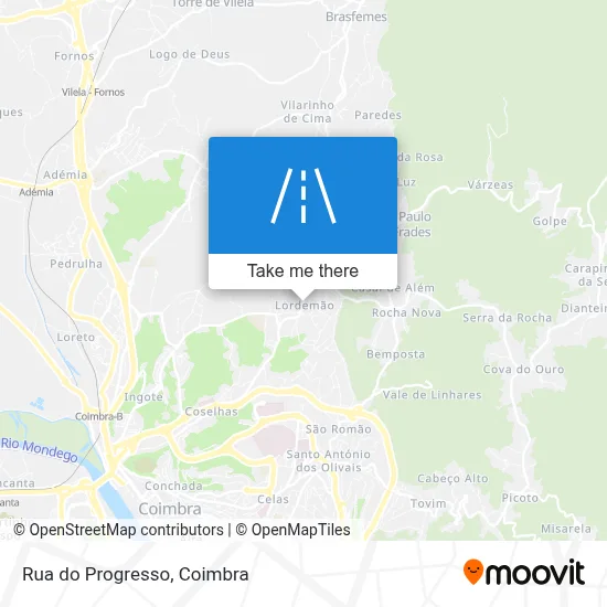 Rua do Progresso map