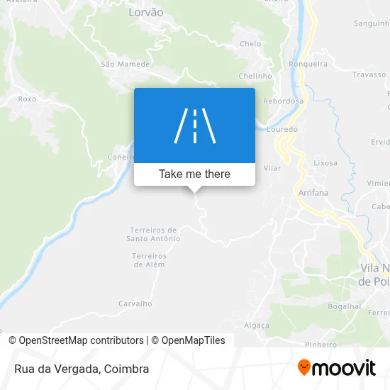 Rua da Vergada map