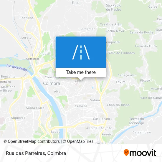 Rua das Parreiras map