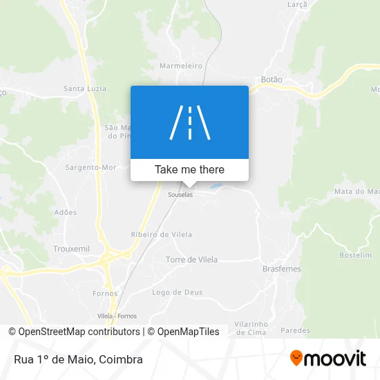 Rua 1º de Maio map