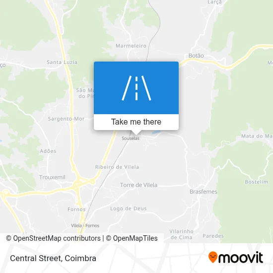 Rua Central map