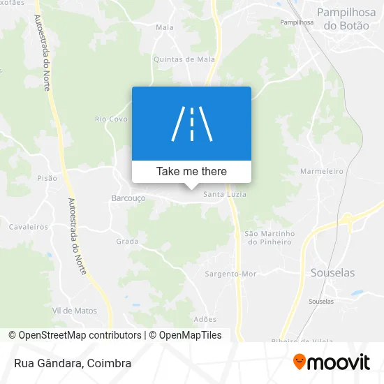 Rua Gândara map