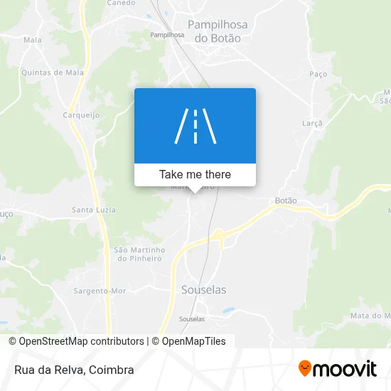 Rua da Relva map