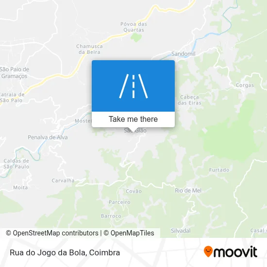 Rua do Jogo da Bola map