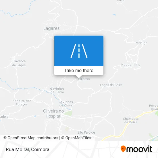 Rua Moiral map