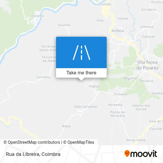 Rua da Libreira map