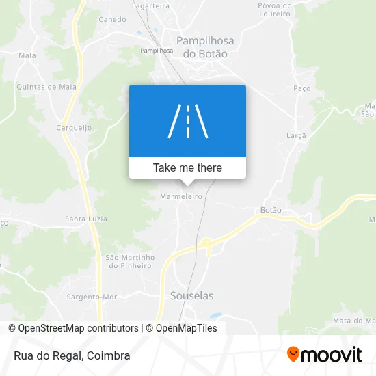 Rua do Regal map