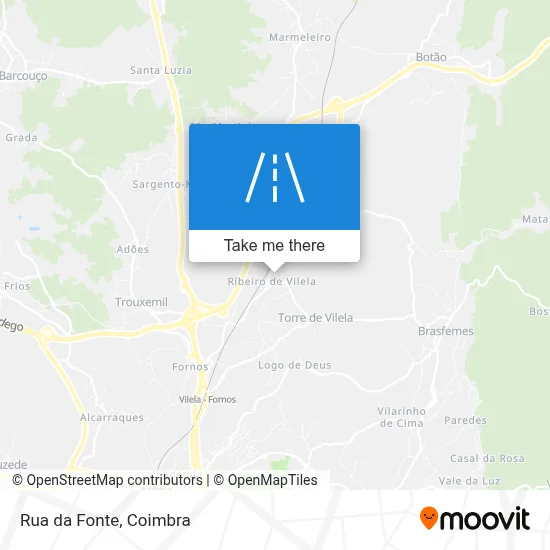 Rua da Fonte map