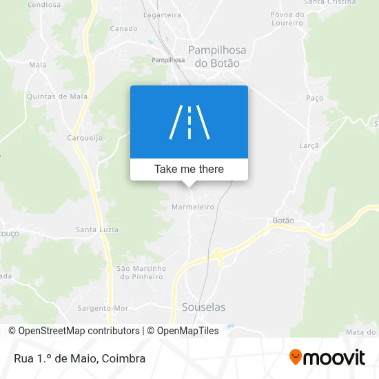 Rua 1.º de Maio map