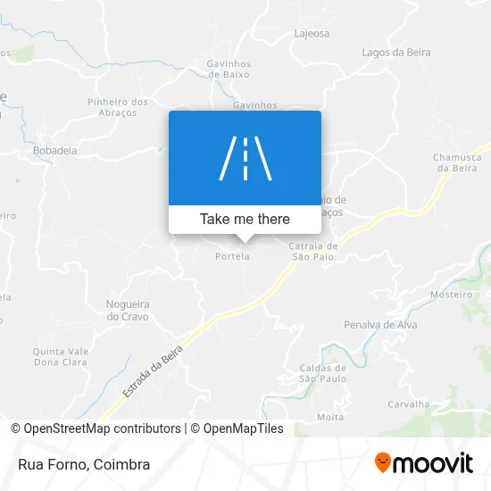 Rua Forno map