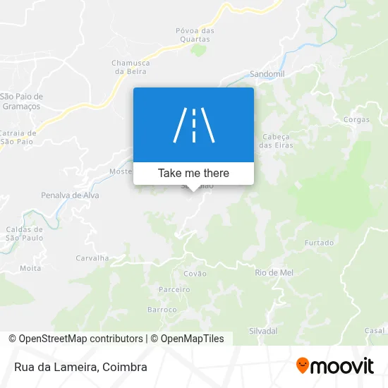 Rua da Lameira map