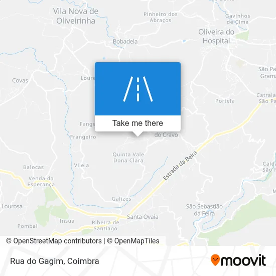 Rua do Gagim map