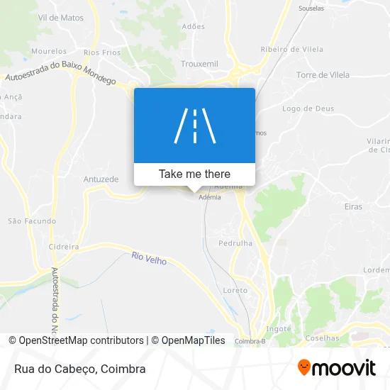 Rua do Cabeço map