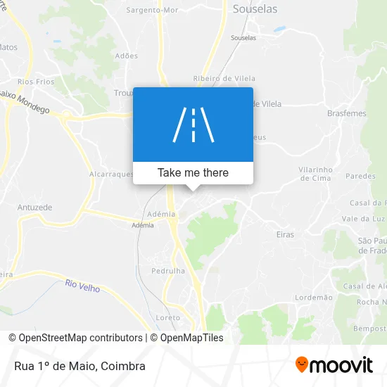 Rua 1º de Maio map