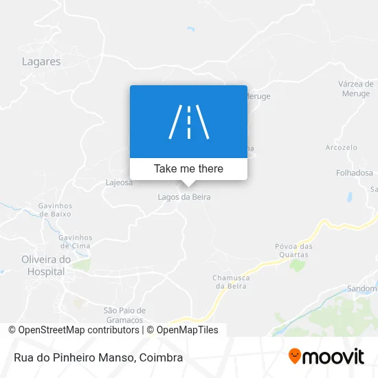 Rua do Pinheiro Manso map