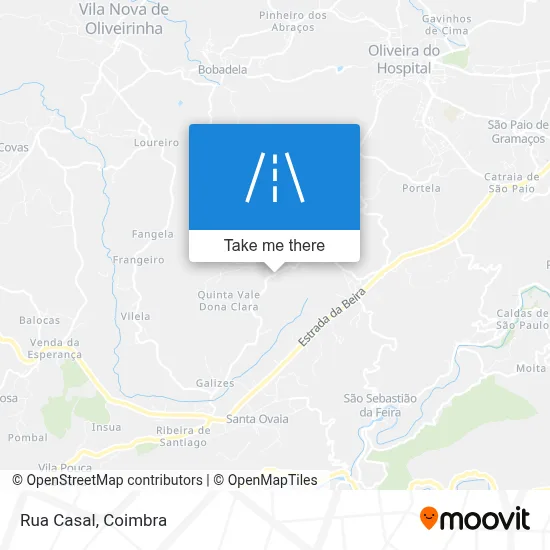 Rua Casal map