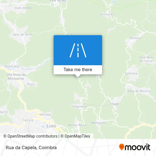 Rua da Capela map
