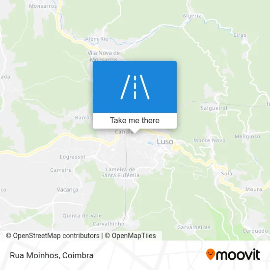 Rua Moinhos map