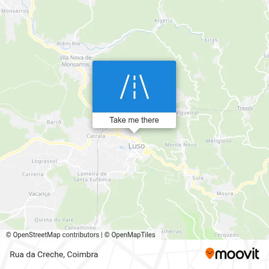 Rua da Creche map