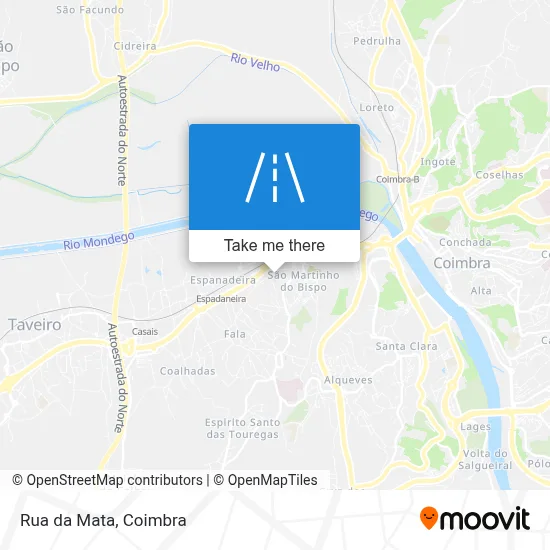 Rua da Mata map