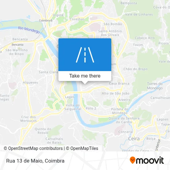 Rua 13 de Maio map