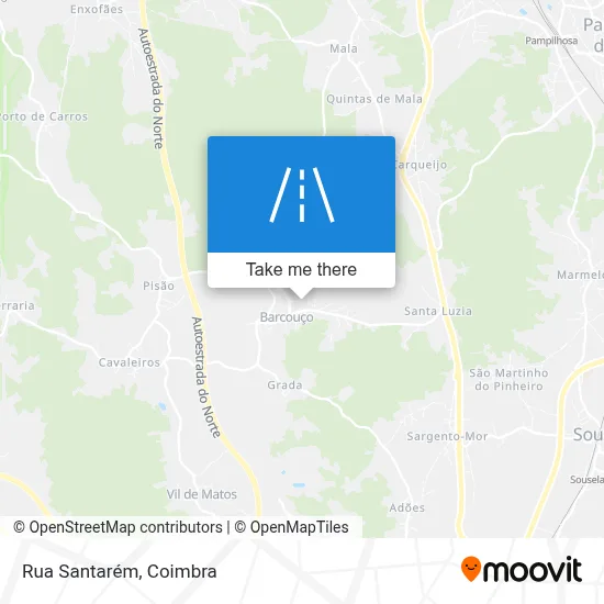 Rua Santarém map