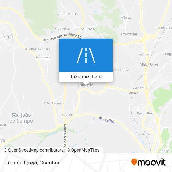 Rua da Igreja map